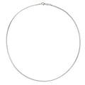 Collier Zilver Gerhodineerd 42 cm Ø1.5 mm