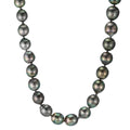 Collier 750/18K witgoud Tahiti Parel 9-10 mm 45 cm