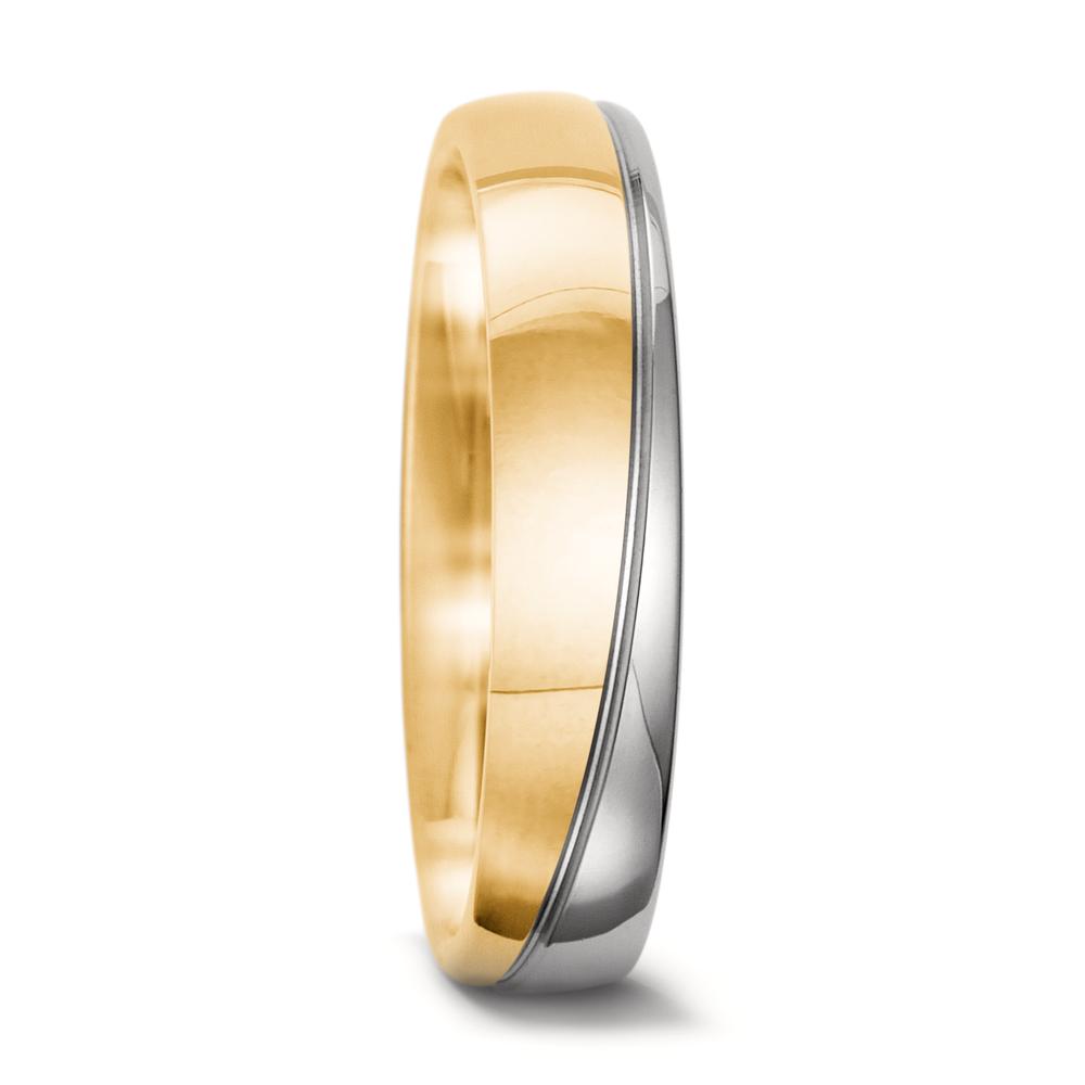 Partnerring 750/18K geel goud, 750/18K witgoud