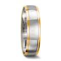 Partnerring 750/18K witgoud, 750/18K geel goud