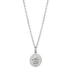 Collier met hanger Zilver Gerhodineerd Beschermengel 36-38 cm