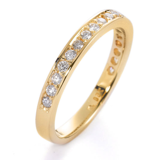 Memory ring 750/18K geel goud Diamant wit, 0.33 ct, 19 Steen, [Brillant], w-si