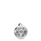 Hanger 750/18K witgoud Diamant wit, 0.20 ct, [Brillant], w-si Ø5.5 mm