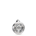 Hanger 750/18K witgoud Diamant wit, 0.25 ct, [Brillant], w-si Ø5.5 mm