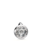 Hanger 750/18K witgoud Diamant wit, 0.25 ct, [Brillant], w-si Ø5.5 mm