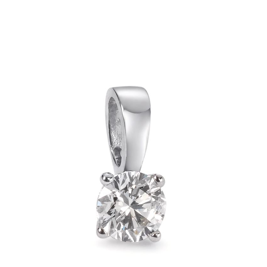 Hanger 750/18K witgoud Diamant wit, 0.25 ct, [Brillant], w-si
