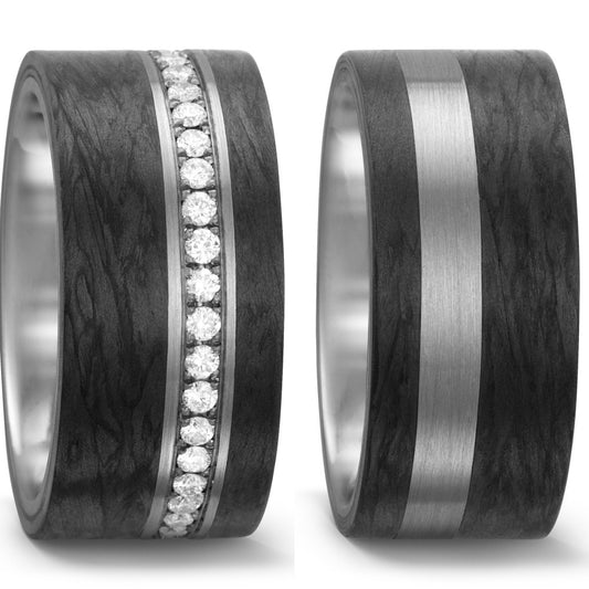 Ring 950 Palladium, Carbon