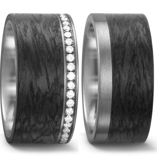 Ring 950 Palladium, Carbon