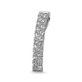 Hanger 750/18K witgoud Diamant 0.54 ct, 19 Steen, w-si