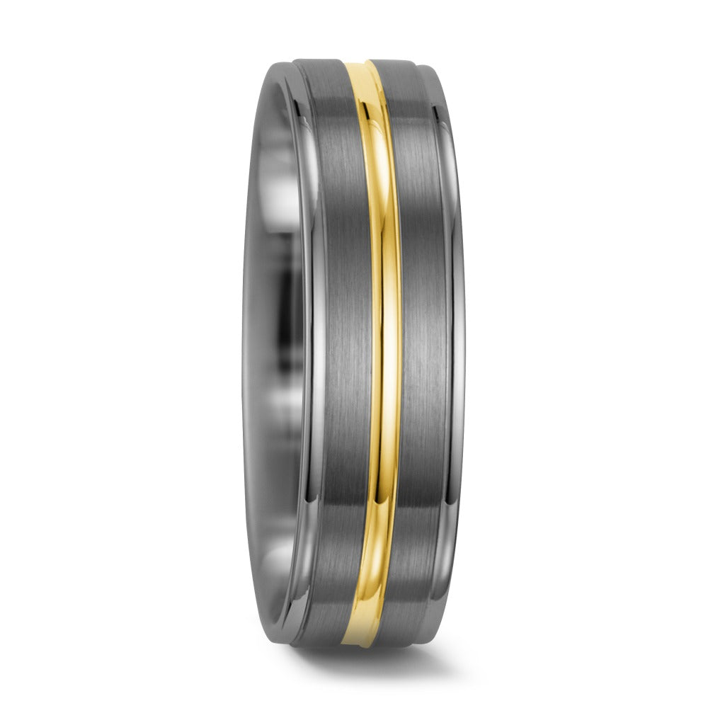 Partnerring 500 Palladium, 585/14K geel goud