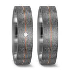 Partnerring 500 Palladium, 585/14K rood goud