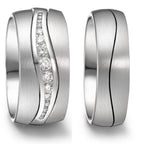 Partnerring 750/18K witgoud