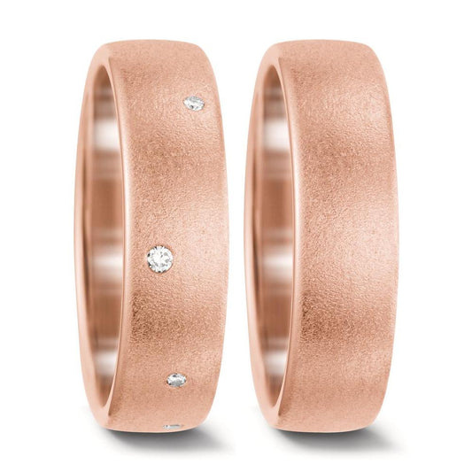 Partnerring 750/18K roségoud