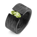 Ring Carbon Peridoot groente