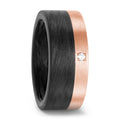 Ring Carbon, 750/18K rood goud