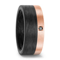 Ring Carbon, 750/18K rood goud