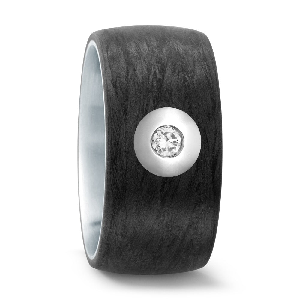 Ring Roestvrijstaal, Carbon, 950 Palladium