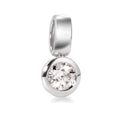 Hanger 750/18K witgoud Diamant wit, 0.20 ct, [Brillant], w-si Ø5.5 mm