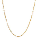 Halsketting 750/18K geel goud 45 cm Ø1.5 mm