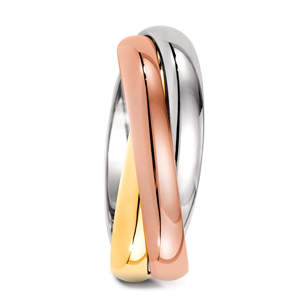 Partnerring 750/18K geel goud, 750/18K rood goud, 750/18K witgoud