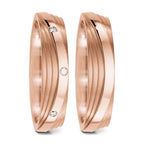 Partnerring 750/18K roségoud