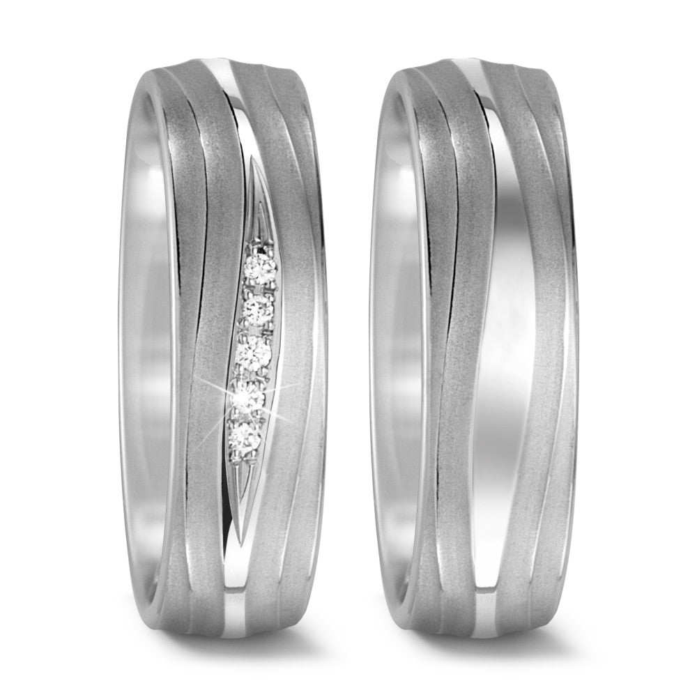 Partnerring 750/18K witgoud