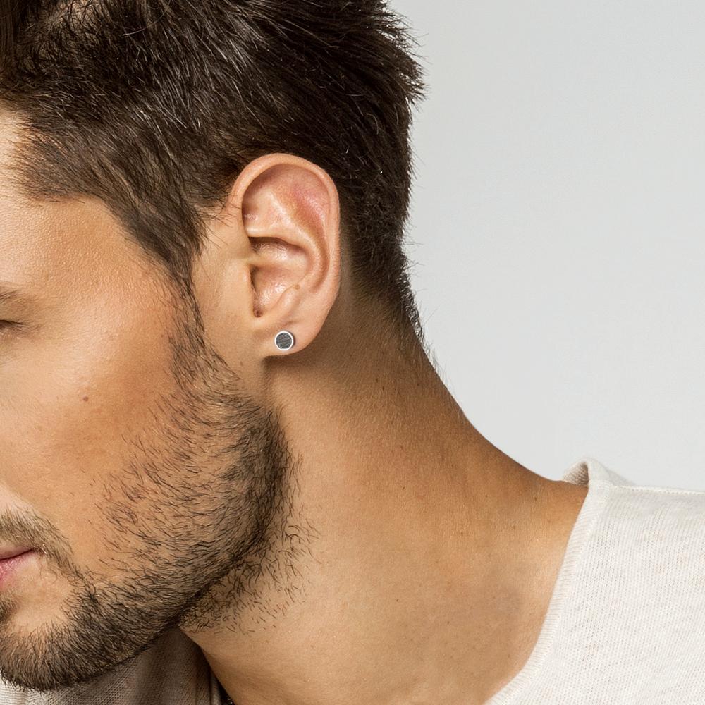 Oorknop 1 stuk Roestvrijstaal IP-gecoat Ø6 mm