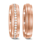 Partnerring 750/18K roségoud
