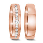 Partnerring 750/18K rood goud