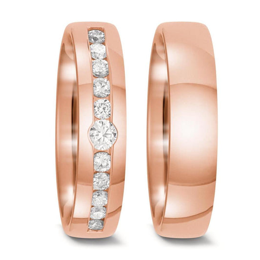 Partnerring 750/18K rood goud