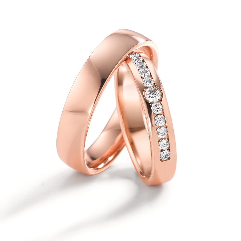 Partnerring 750/18K rood goud