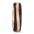 Partnerring 585/14K roségoud, Carbon