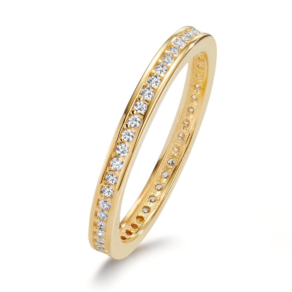 Memory ring 375/9K geel goud Zirkonia