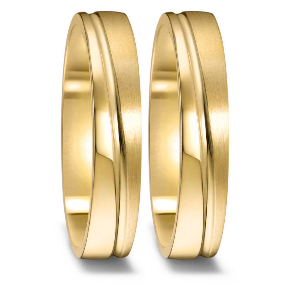 Partnerring 750/18K geel goud