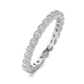Memory ring Zilver Zirkonia Gerhodineerd