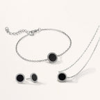 Collier Zilver Onyx Gerhodineerd 40-45 cm Ø10 mm