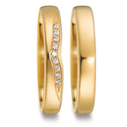 Partnerring 750/18K geel goud