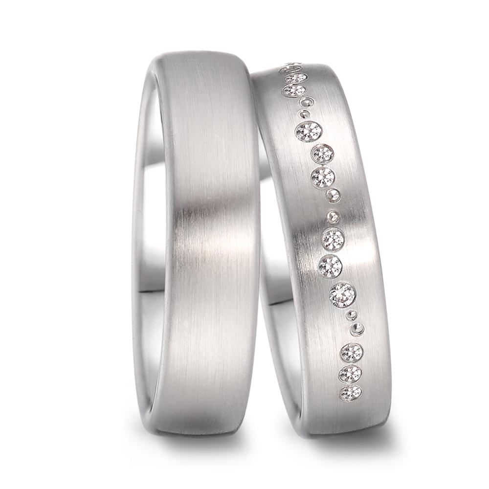 Partnerring 750/18K witgoud