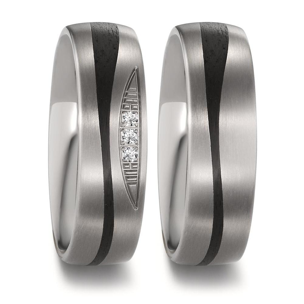 Partnerring Titanium, Carbon