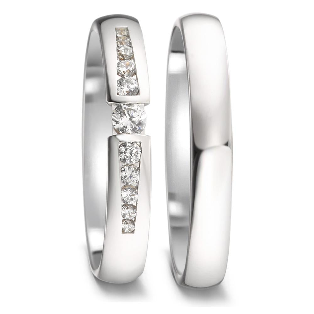 Partnerring 750/18K witgoud