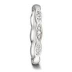 Partnerring 750/18K witgoud Diamant 0.06 ct, 9 Steen, tw-vsi