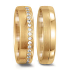 Partnerring 750/18K geel goud