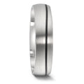 Partnerring 585/14K witgoud, Carbon