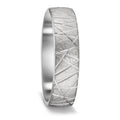 Partnerring 750/18K witgoud zonder steen