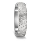 Partnerring 750/18K witgoud zonder steen
