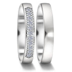 Partnerring 750/18K witgoud