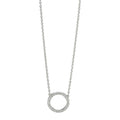 Collier 750/18K witgoud Diamant 0.115 ct, w-si 42 cm Ø10 mm