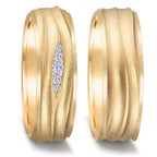 Partnerring 750/18K geel goud