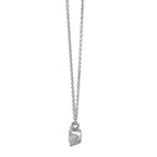 Collier 585/14K witgoud Diamant 0.22 ct, w-si 39.5-42 cm