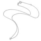 Collier 585/14K witgoud Diamant 0.22 ct, w-si 39.5-42 cm